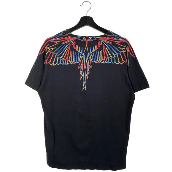 Marcelo Burlon Bird of Paradise T-shirt black mens oversized XS - Picture 2 of 7